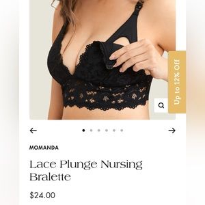 Black Nursing Bra
